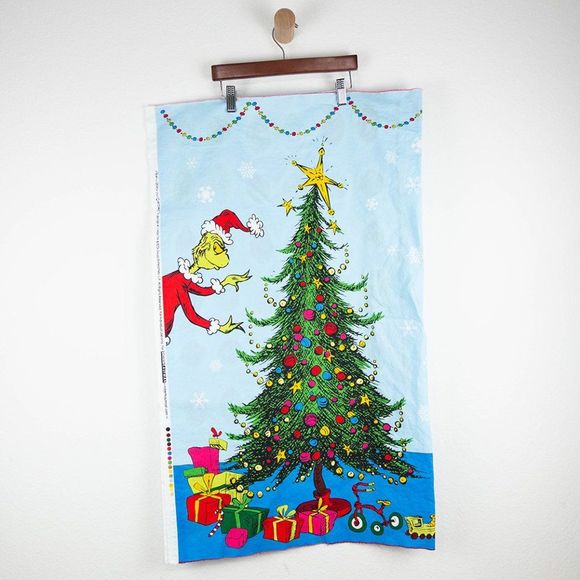 Holiday Dr Seuss Grinch Christmas Diy Advent Calendar Fabric Robert